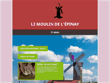 Tablet Screenshot of moulinepinay.com